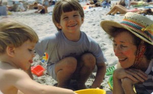 Beach Blessings: Chris and Rob with my mom